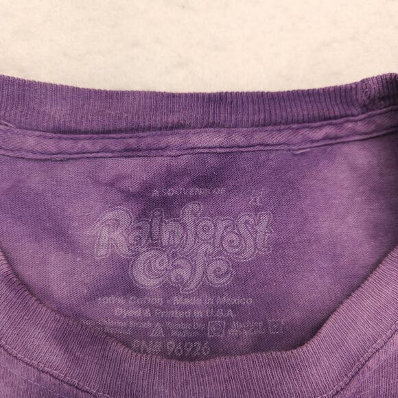 The Mountain Elephant Short Sleeve Crew Neck Graphic T Shirt Mens Size XL Pruple - Picture 3 of 10